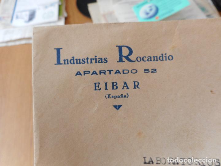 Sellos: ANTIGUO SOBRE INDUSTRIAS ROCANDIO EIBAR 1940 - Foto 3
