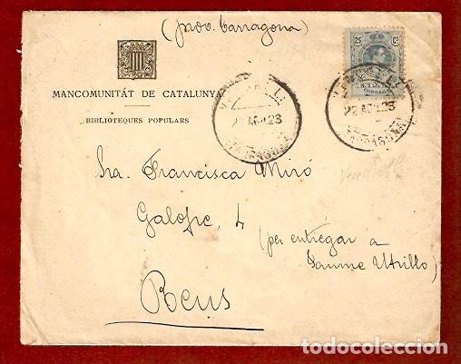 Sellos: CATALUNYA MANCOMUNITAT. BIBLIOTEQUES POPULARS - Foto 1
