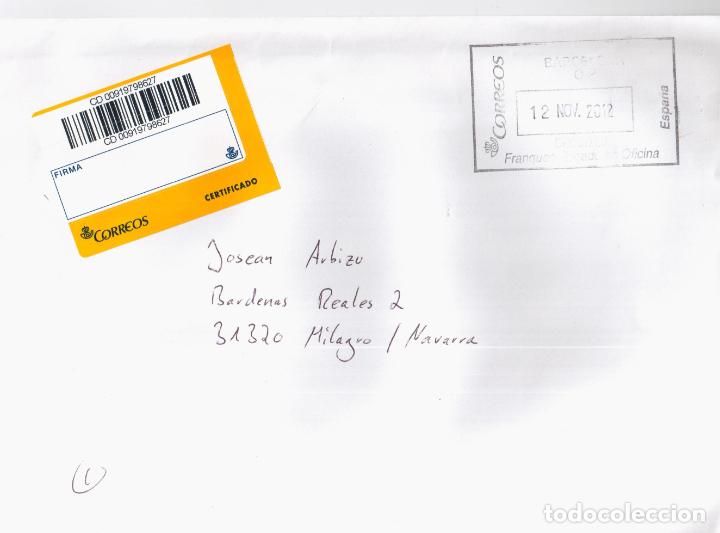 Stamps: CC CON FPO FRANQUEO PAGADO EN OFICINA BARCELONA OP