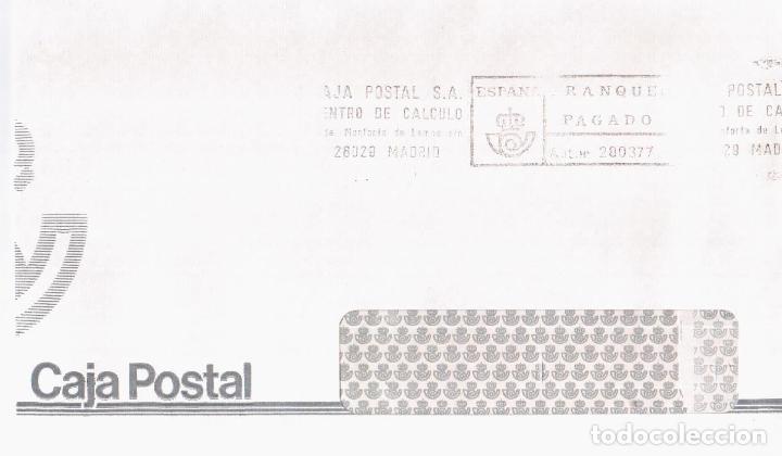 Stamps: CAJA POSTAL FRANQUEO PAGADO CENTRO DE CALCULO COMPUTER ROOM