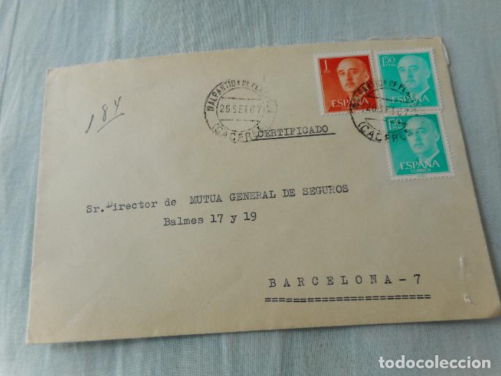 Briefmarken: ANTIGUO SOBRE JULIO VIVAS MARTIN. MALPARTIDA DE PLASENCIA CACERES 1967