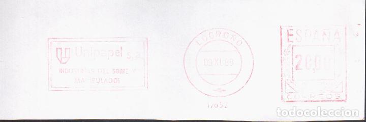 Briefmarken: FRANQUEO MECANICO LOGRO&Ntilde;O LA RIOJA UNIPAPEL PAPEL