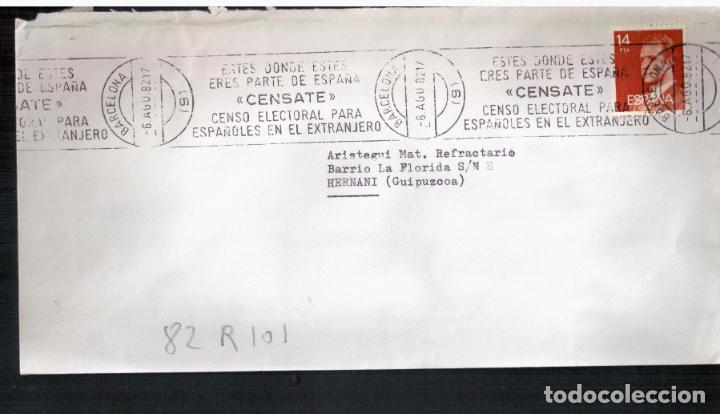 Sellos: BARCELONA 1982 RODILLO CENSO ELECTORAL CENSUS - Foto 1
