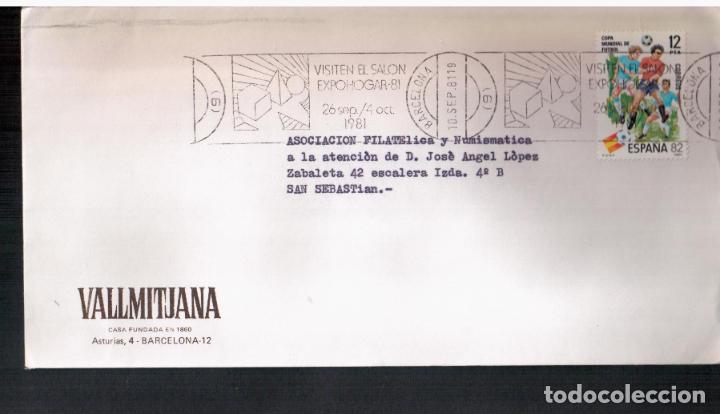 Sellos: BARCELONA 1981 CC RODILLO SALON EXPOHOGAR - Foto 1