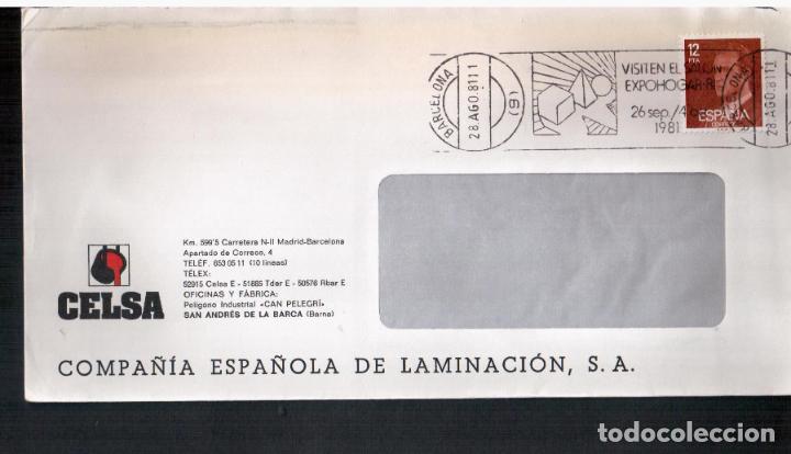 Sellos: BARCELONA 1981 CC RODILLO SALON EXPOHOGAR - Foto 1
