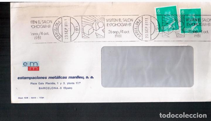 Sellos: BARCELONA 1981 CC RODILLO EXPOHOGAR - Foto 1