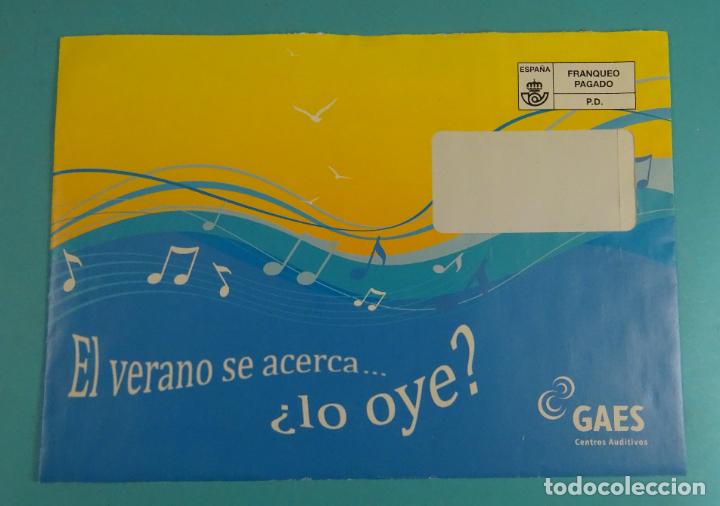 Sellos: SOBRE FRANQUEO PAGADO. CENTROS AUDITIVOS GAES - Foto 1
