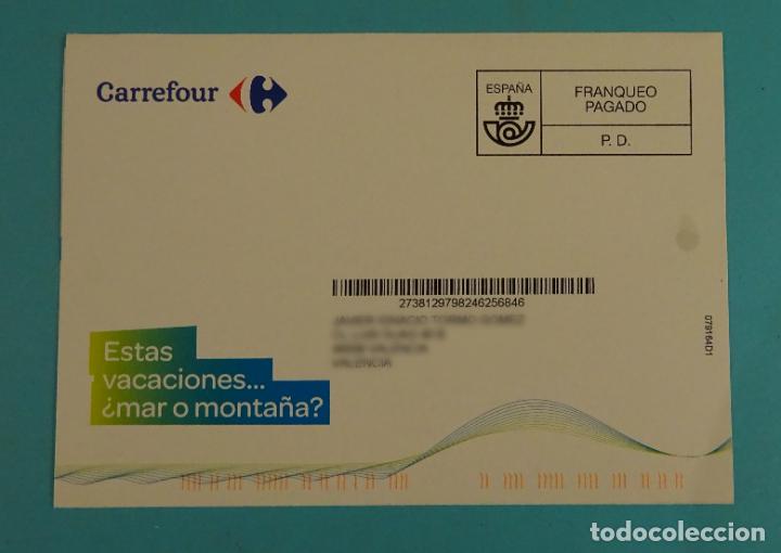 Sellos: SOBRE FRANQUEO PAGADO. CARREFOUR - Foto 1