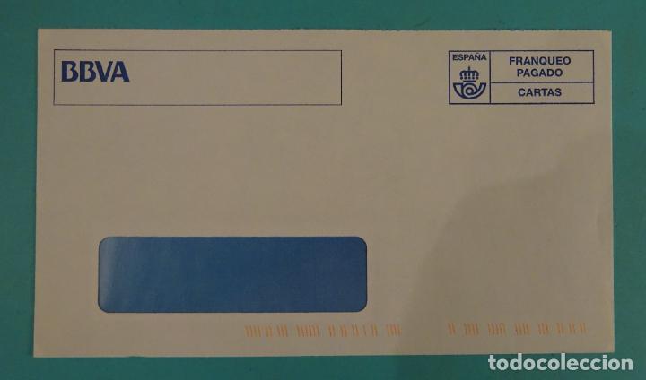 Sellos: SOBRE FRANQUEO PAGADO. BANCO BBVA - Foto 1