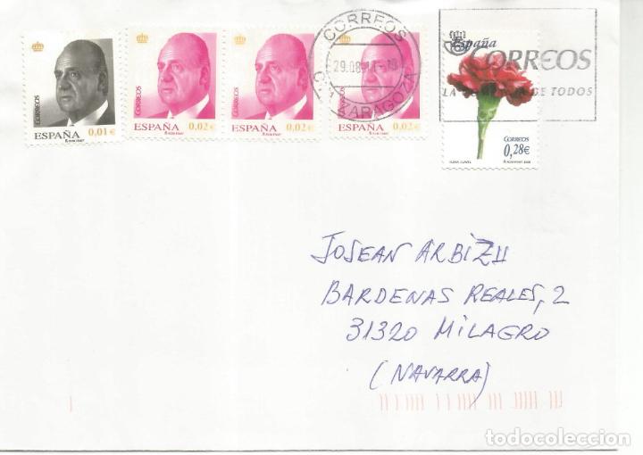 Sellos: ZARAGOZA CC SELLO FLOR FLOWER CLAVEL - Foto 1