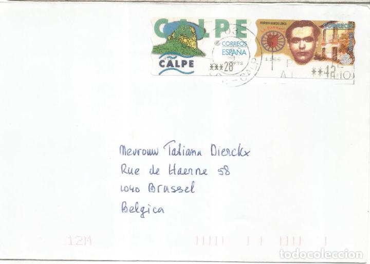 Stamps: CALPE CAL ALICANTE CC BELICA CON RARO ATM 1993