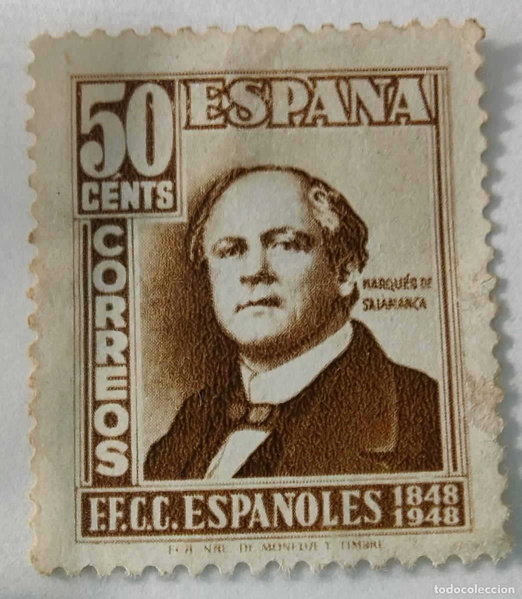 Sellos: Sellos Centenario Del Ferrocarril Espa&ntilde;a - Foto 3