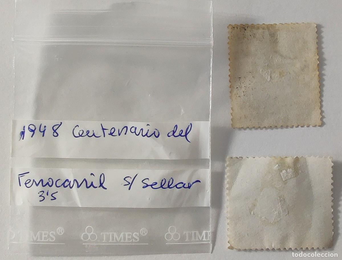 Sellos: Sellos Centenario Del Ferrocarril Espa&ntilde;a - Foto 6