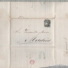 Sellos: SOBRE CIRCULADO DE ORTERBACH, BARCELONA A WEISWEILLER Y BAUER, MADRID. AÑO 1866