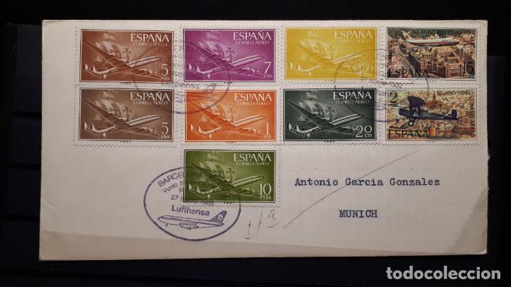 Sellos: Espa&ntilde;a. Sobre circulado en 1988. - Foto 1