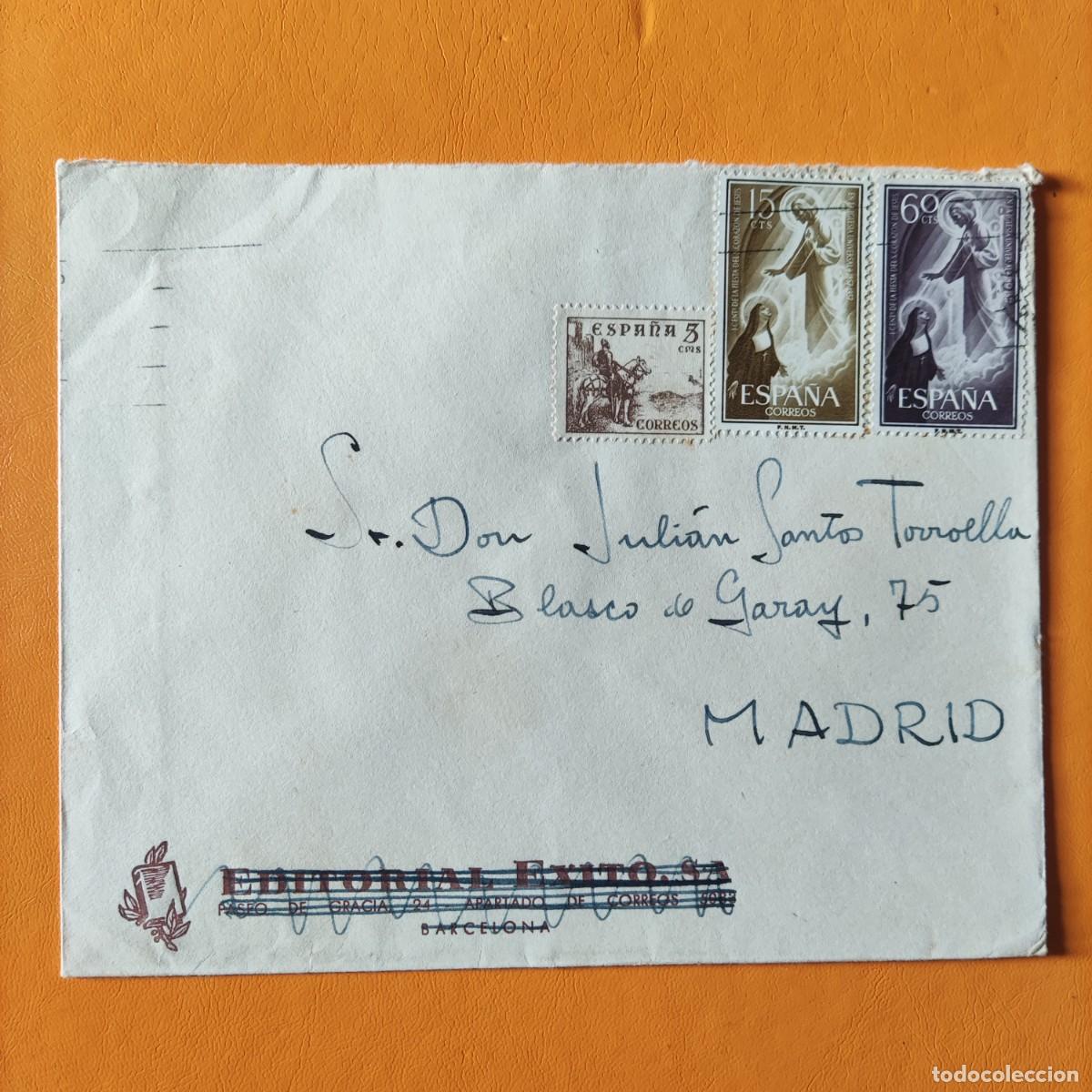Sellos: Sobre circulado. Madrid - Foto 1