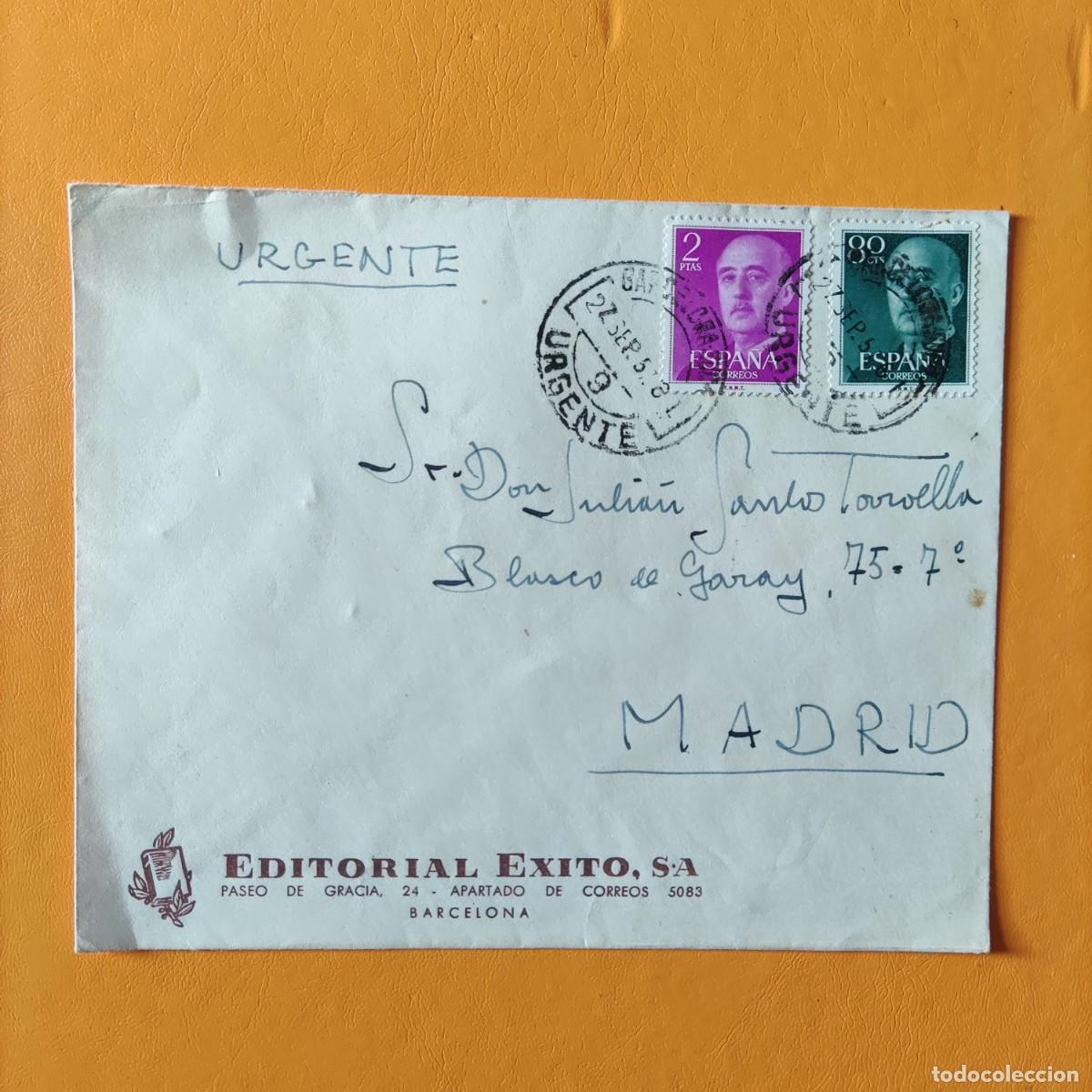 Sellos: Sobre circulado. Madrid - Foto 1