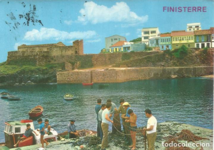 Sellos: POSTAL FINISTERRE CON MAT SPE 1987 CORU&Ntilde;A - Foto 2