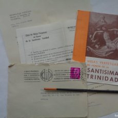 Sellos: SOBRE CIRCULADO DEL SECRETARIADO TRINITARIO DE SALAMANCA A SEVILLA, CON , DOCUMENTACION 1974