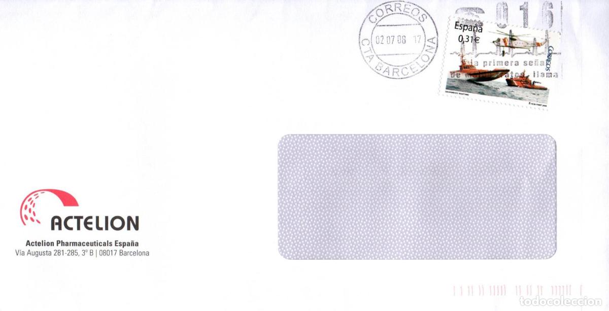 Briefmarken: ESPA&Ntilde;A SPAIN CC SELLO SALVAMENTO MARITIMO SEA RESCUE MAT TELEFONO 016 TELEPHONE