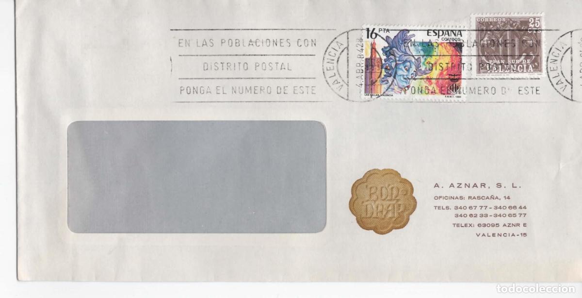 Sellos: VALENCIA CC SELLO FALLAS Y PLAN SUR 1984 - Foto 1