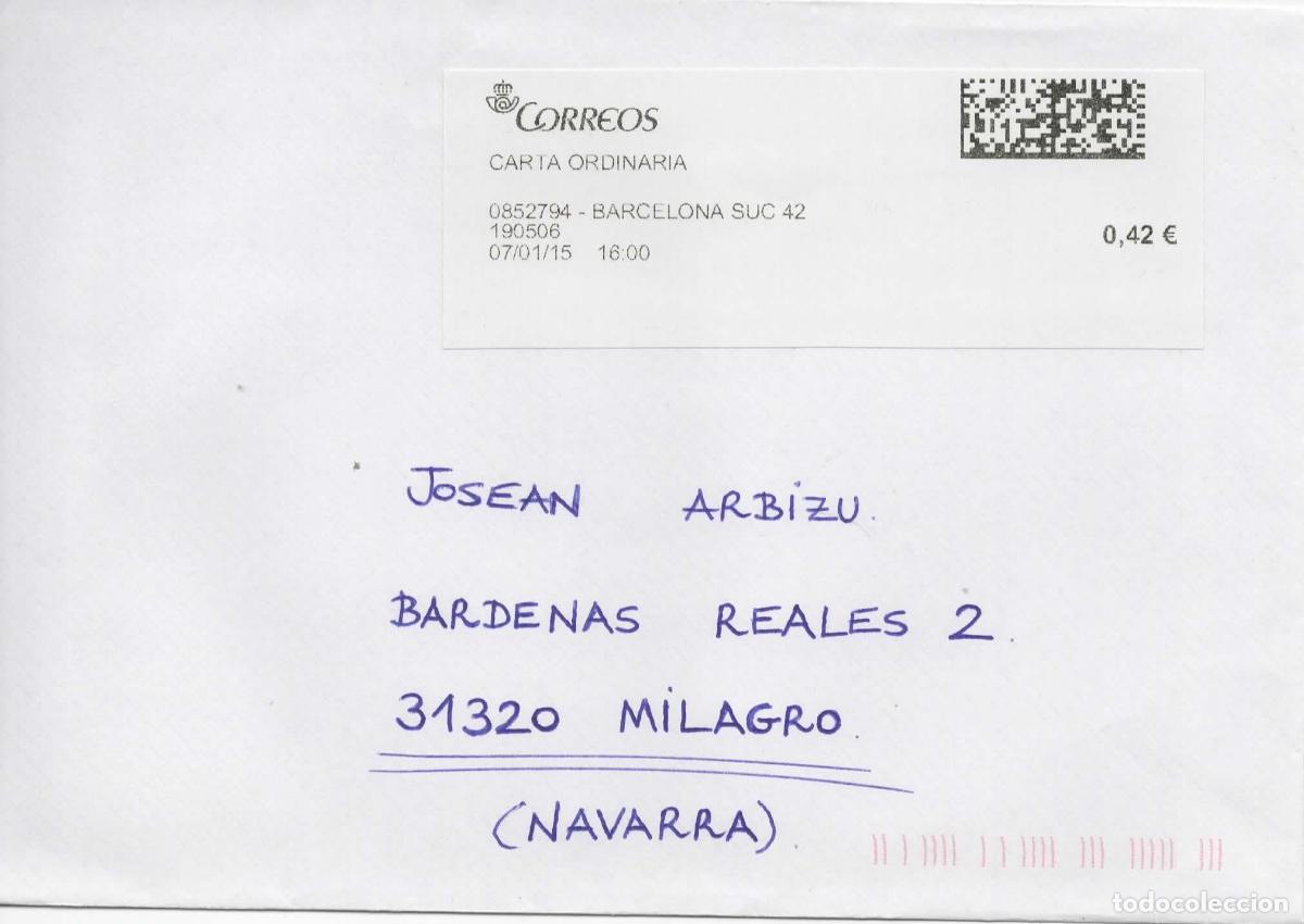 Sellos: ESPA&Ntilde;A BARCELONA SUC-42 CC CON ATM QR CODE 2015 - Foto 1