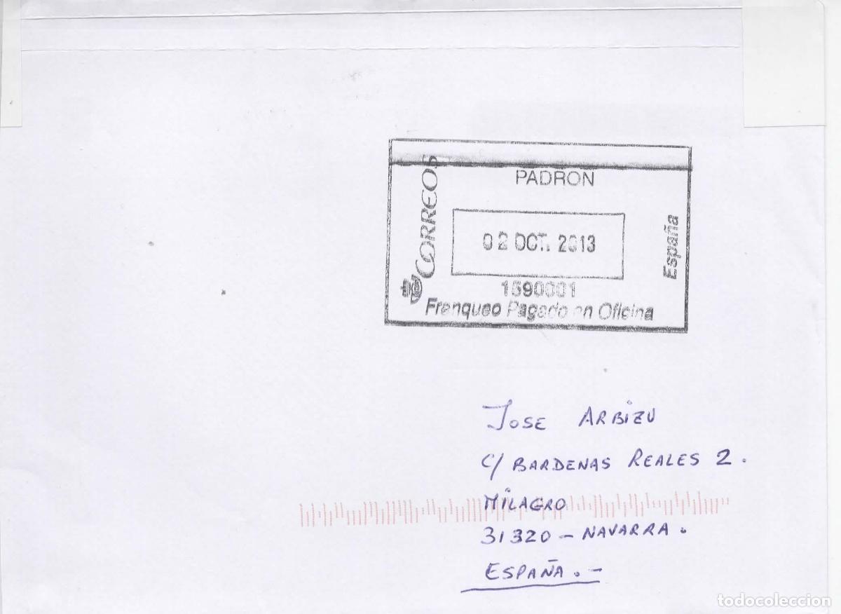 Selos: ESPA&Ntilde;A PADRON FRANQUEO PAGADO EN OFICINA 2013