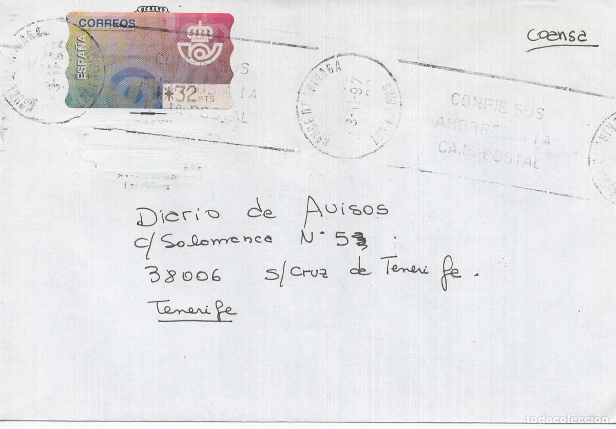 Sellos: CC CON ATM MAT CRUCE DE ARINAGA LAS PALMAS - Foto 1