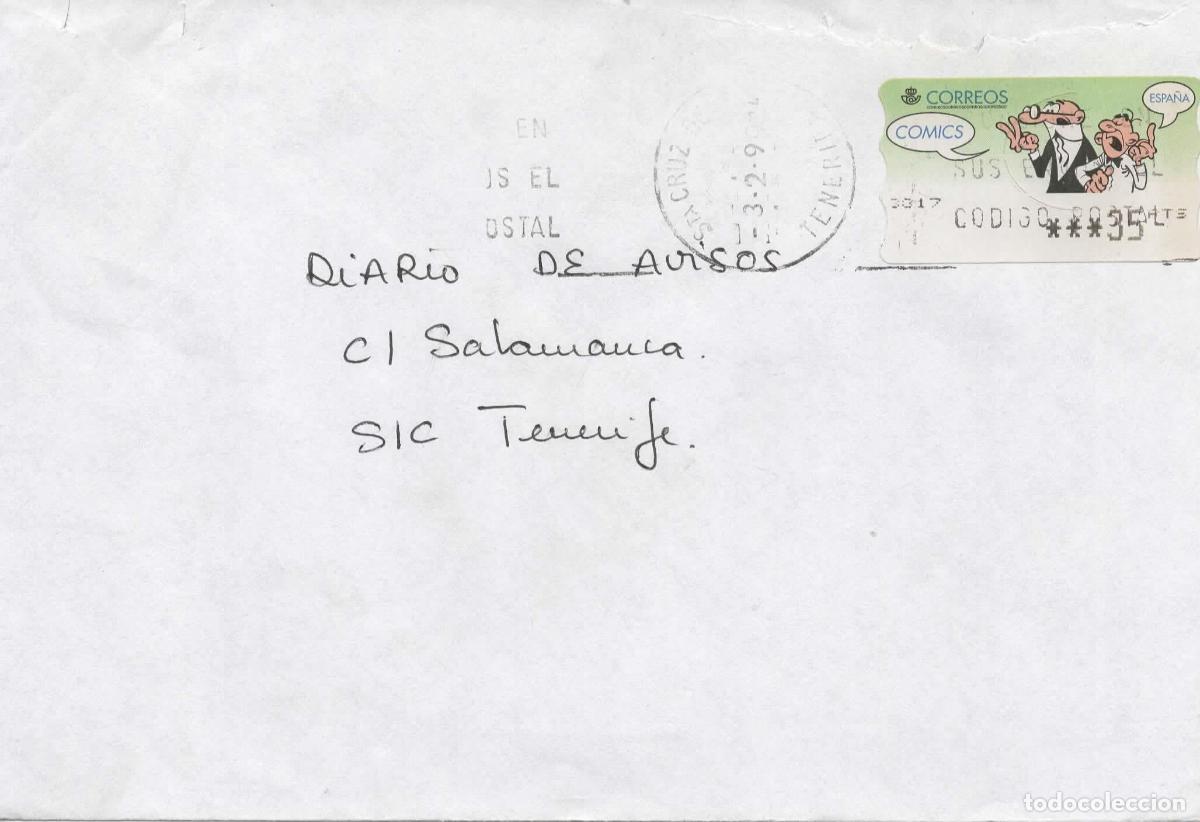 Sellos: TENERIFE CC CON ATM MORTADELO Y FILEMON COMIC - Foto 1