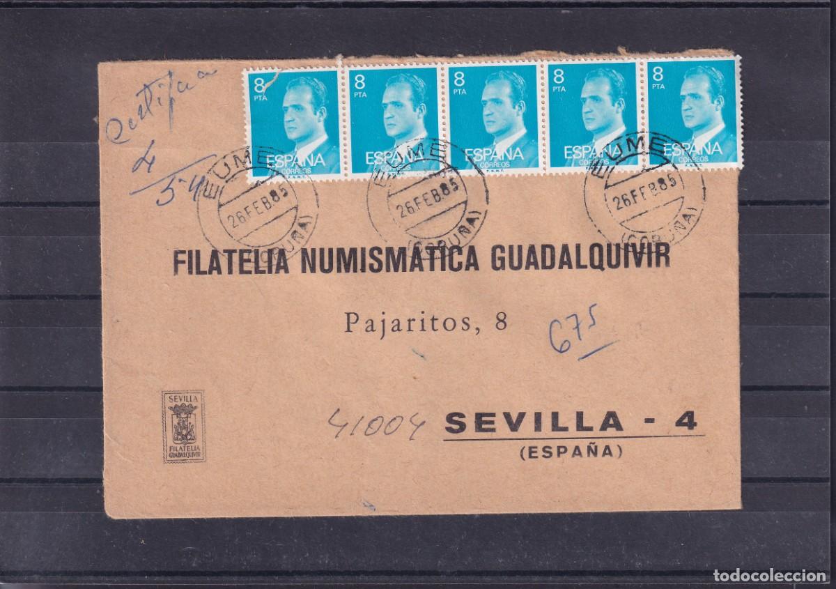 Sellos: -EUME (CORU&Ntilde;A), matasellos FECHADOR, - Foto 1