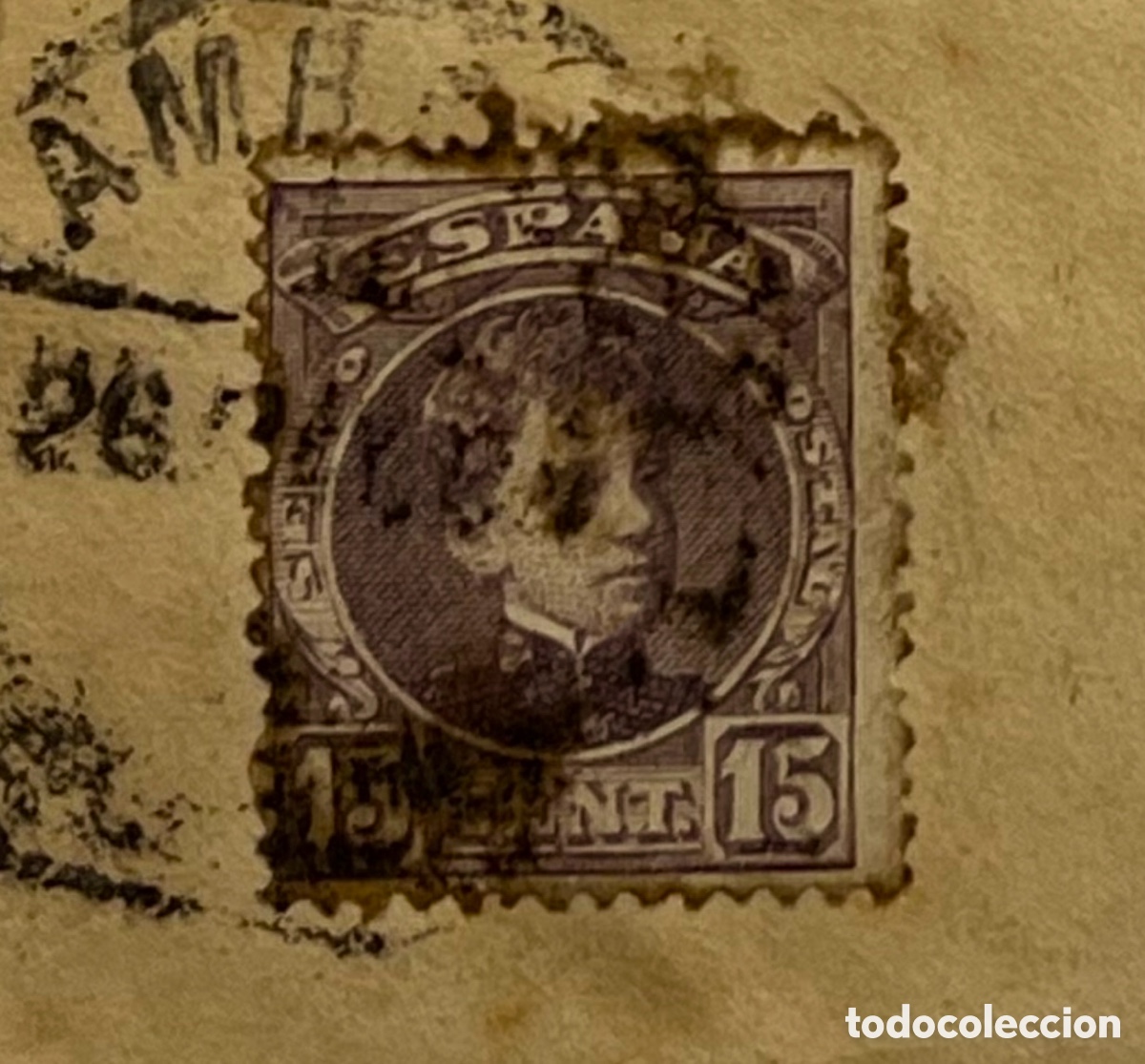 Sellos: SOBRE CIRCULADO A CHELVA.. desde Valencia (h.1900?) - Foto 2