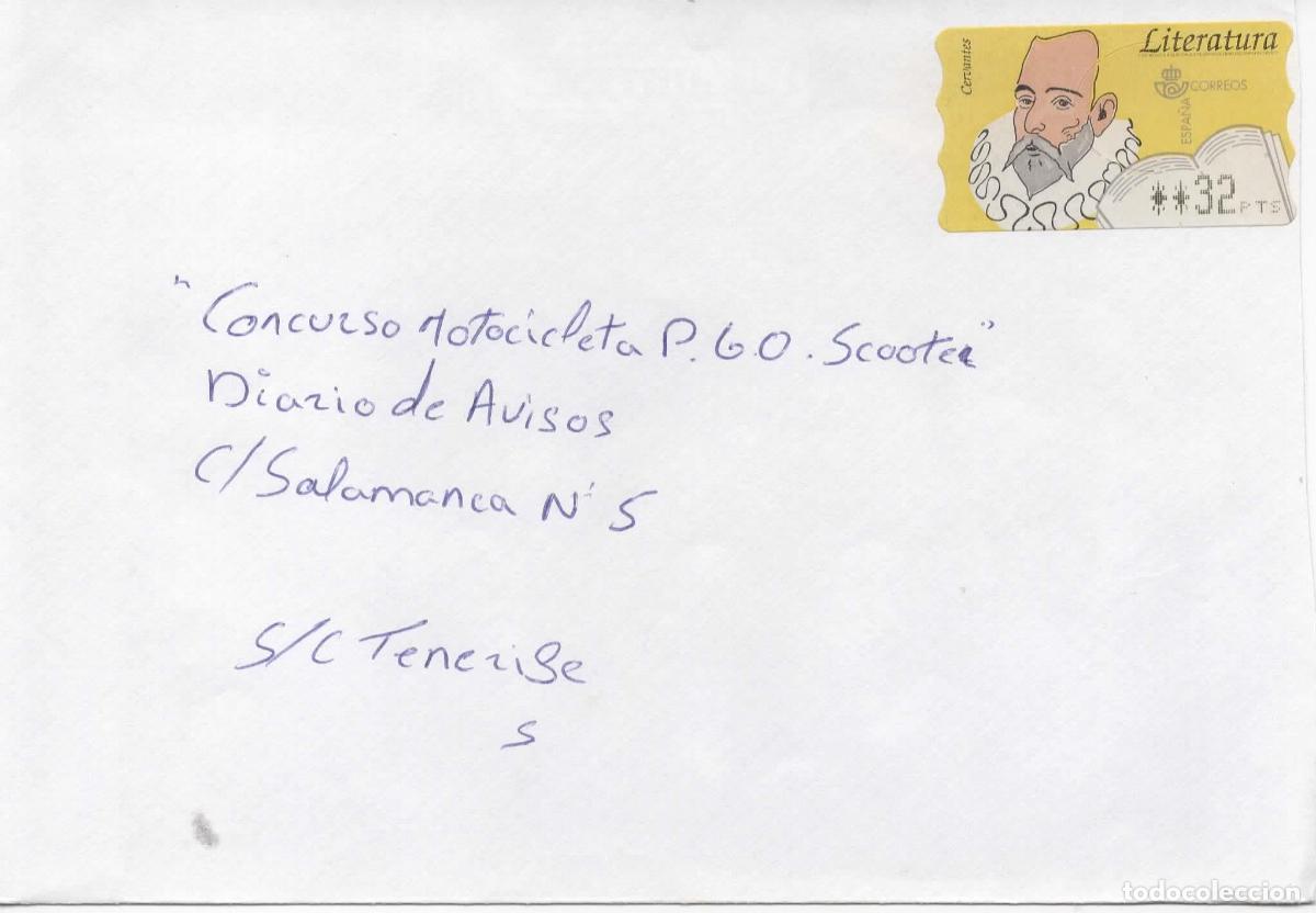 Sellos: ESPA&Ntilde;A CC CON ATM CERVANTES QUIJOTE - Foto 1