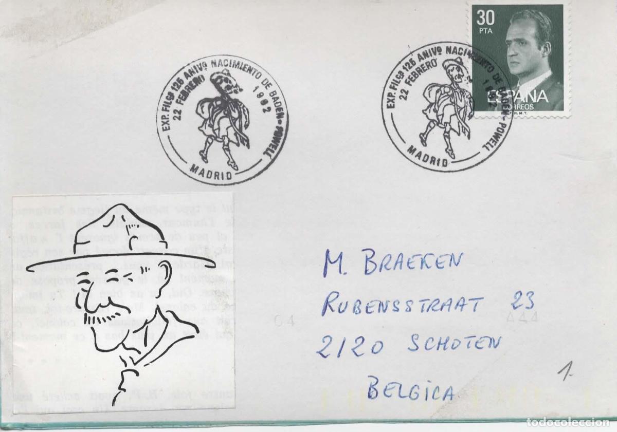 Sellos: MADRID MAT BADEN POWELL SCOUT - Foto 1