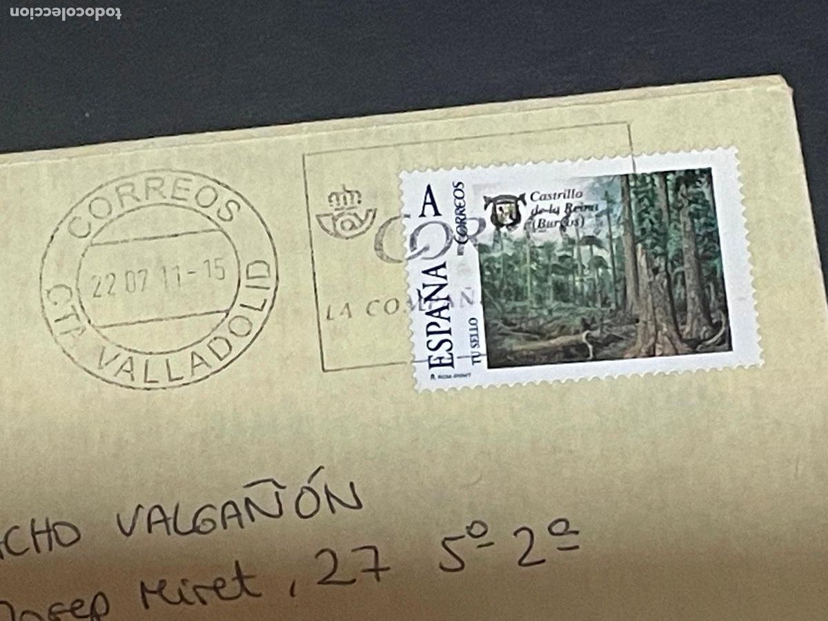 Stamps: TUSELLO - CASTRILLO DE LA REINA. BURGOS - SOBRE CIRC. 2011