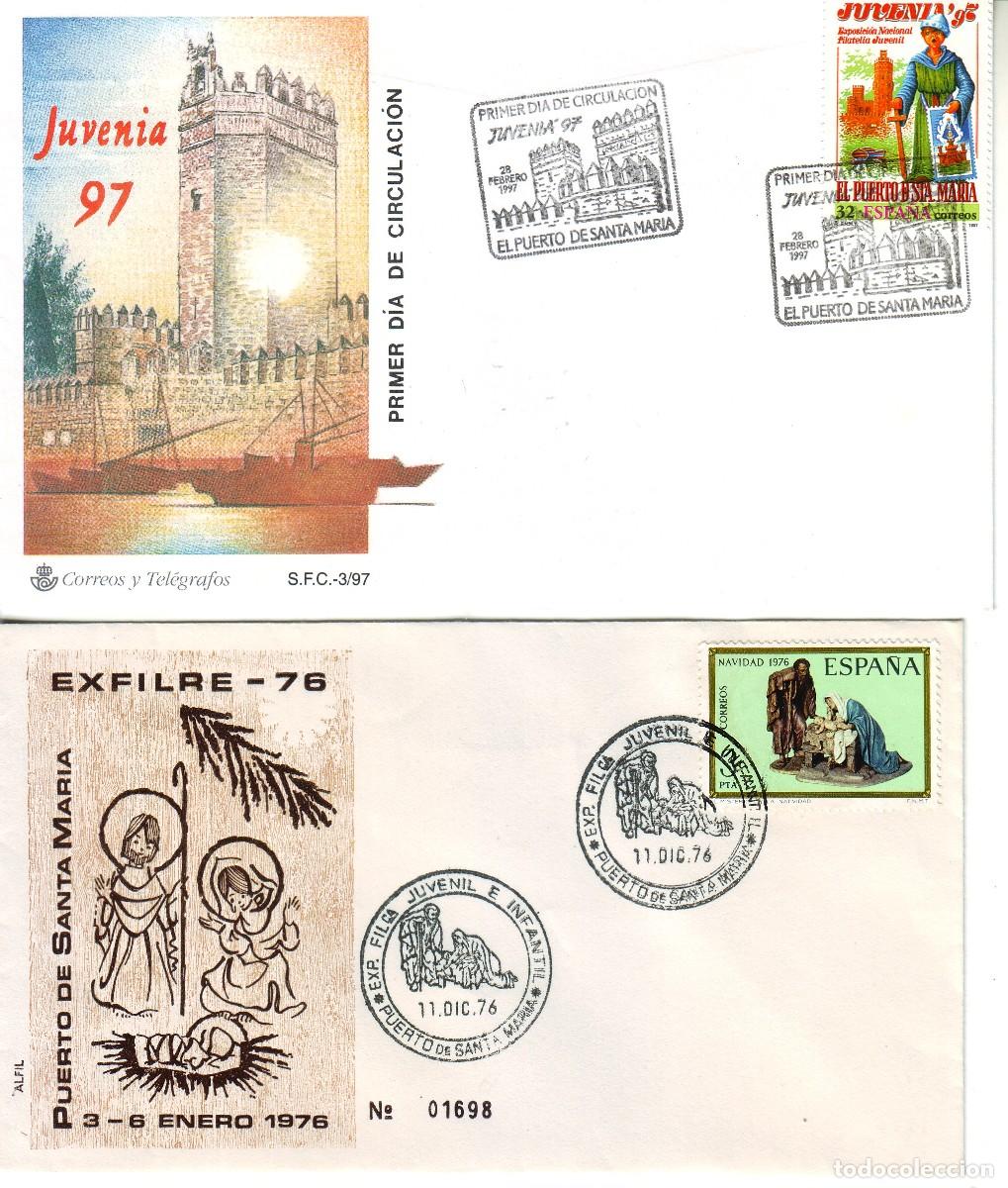 Sellos: SOBRES JUVENIA 97 Y EXFILRE - 76 - Foto 1