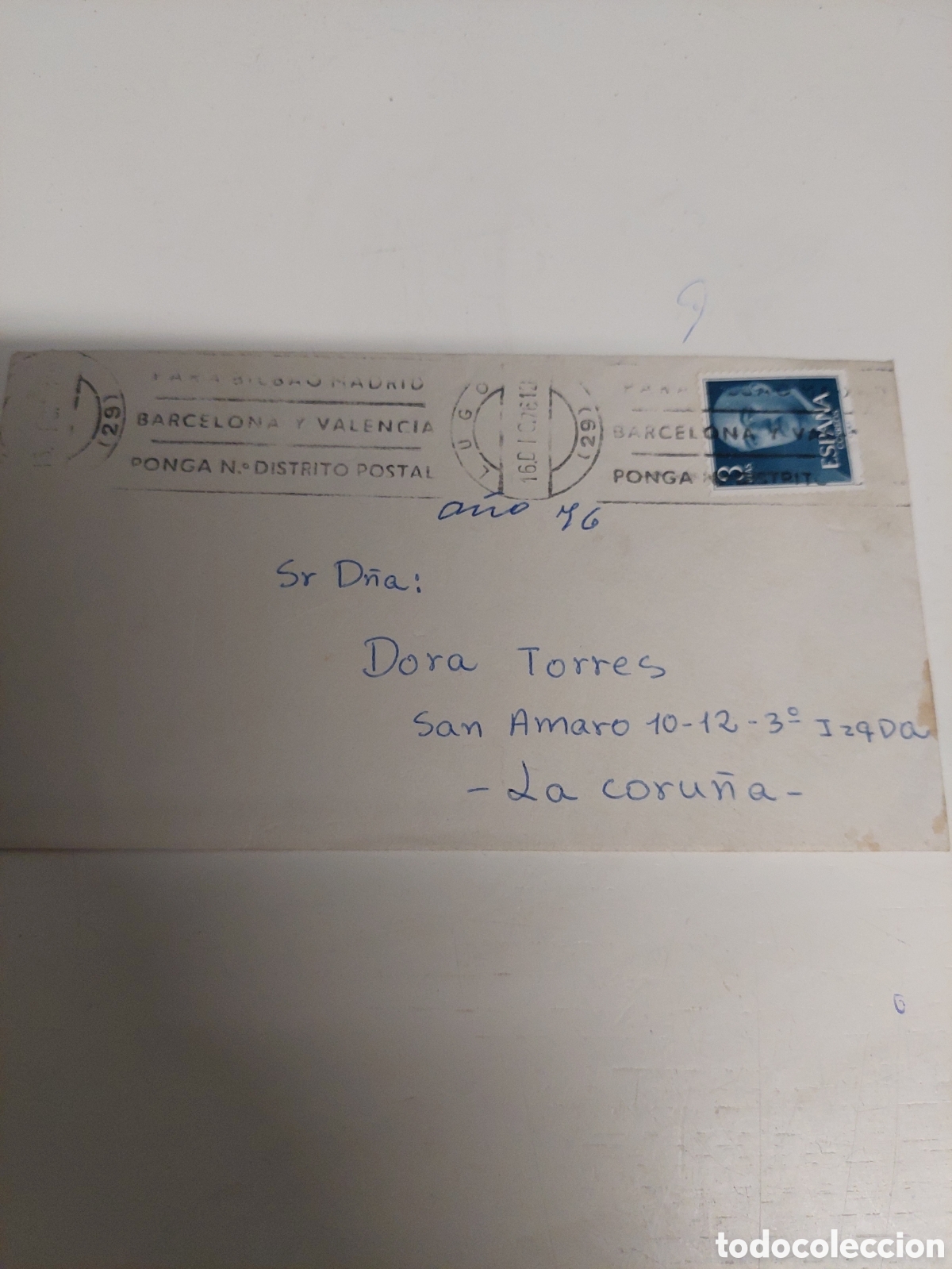 Sellos: LUGO RODILLO DISTRICTO POSTAL 1976 - Foto 1