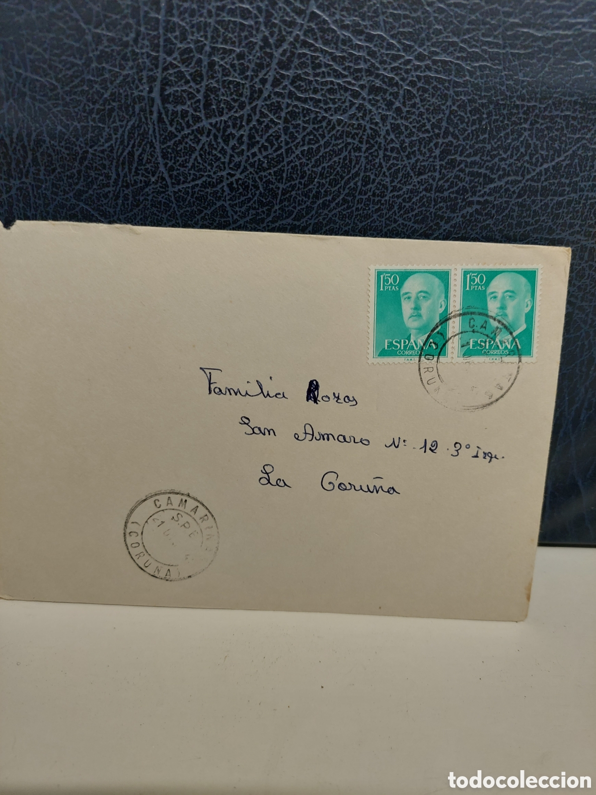 Sellos: Camari&ntilde;as la coru&ntilde;a matasello - Foto 1