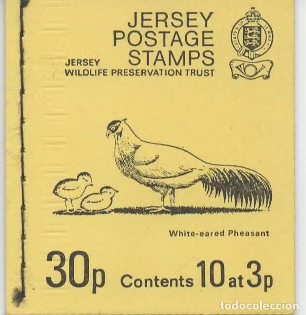 Sellos: JERSEY CARNET BOOKLET AVE BIRD FAISAN PHEASANT - Foto 1