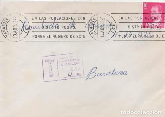 Sellos: ZARAGOZA TASADA TASA UNDERPAID 1981 - Foto 1