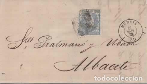 Sellos: MURCIA A ALBACETE 1871 - Foto 1
