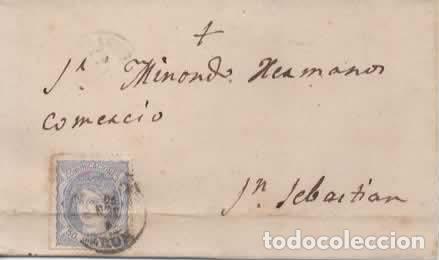 Sellos: CC A SAN SEBASTIAN 1870 - Foto 1