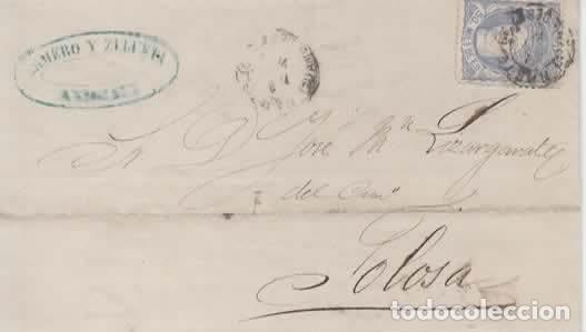Sellos: CC A TOLOSA 1870 MAT AMBULANTE - Foto 1