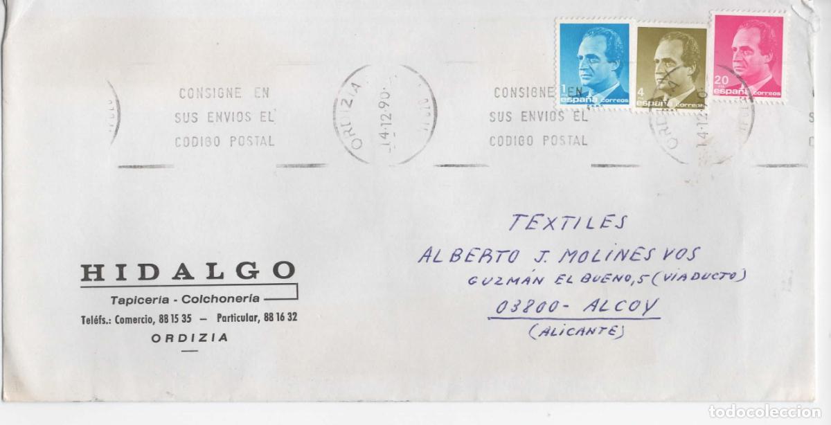 Sellos: CC ORDIZIA GUIPUZCOA A ALCOY - Foto 1