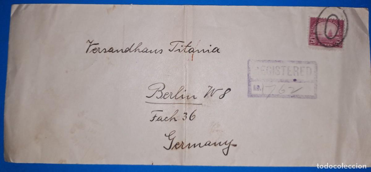 Sellos: Carta EEUU. a&ntilde;o 1931 - Foto 1