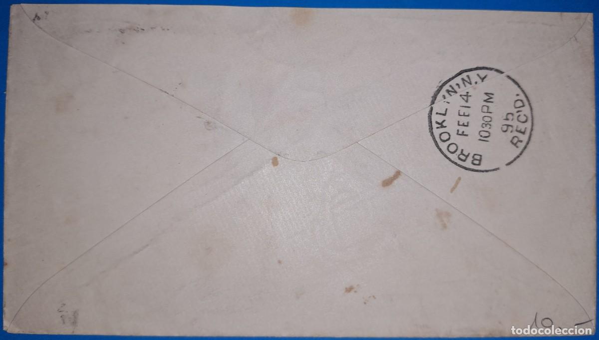 Sellos: Carta EEUU. a&ntilde;o 1895 - Foto 2