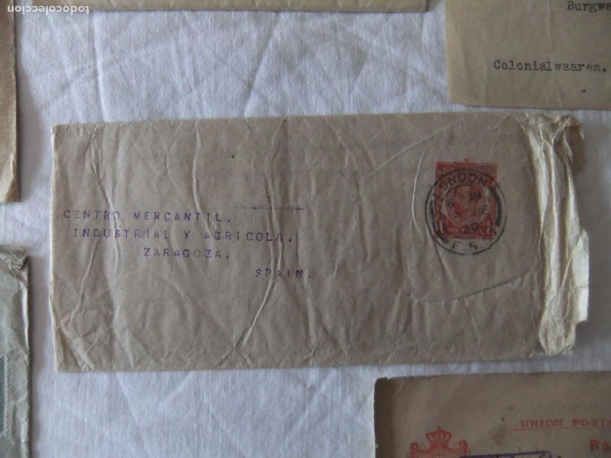 Sellos: ANTIGUOS SOBRES Y TARJETAS POSTALES - Foto 6