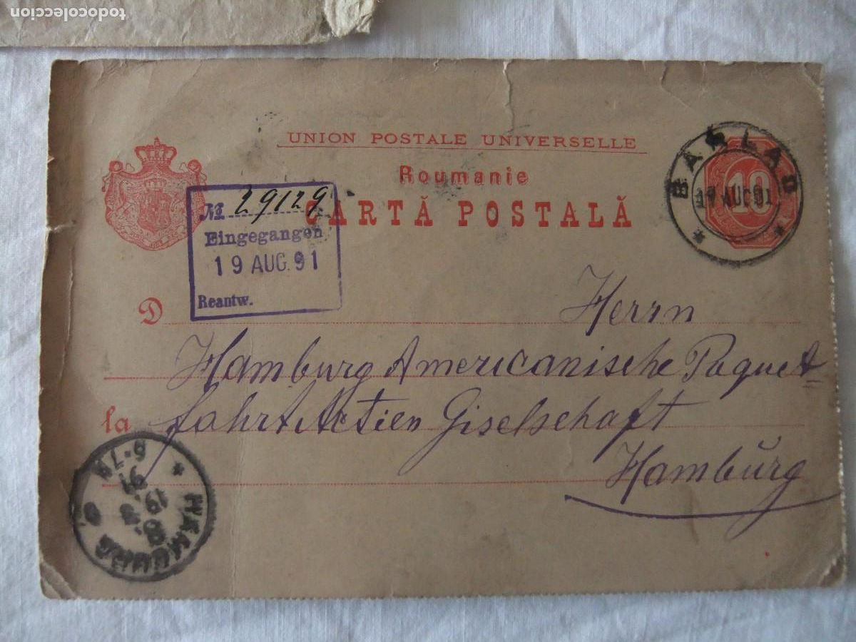 Sellos: ANTIGUOS SOBRES Y TARJETAS POSTALES - Foto 9