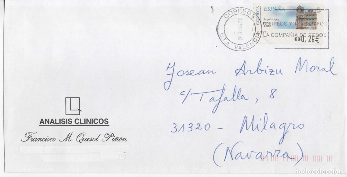 Sellos: VALENCIA CC ATM ARQUITECTURA POSTAL CADIZ - Foto 1
