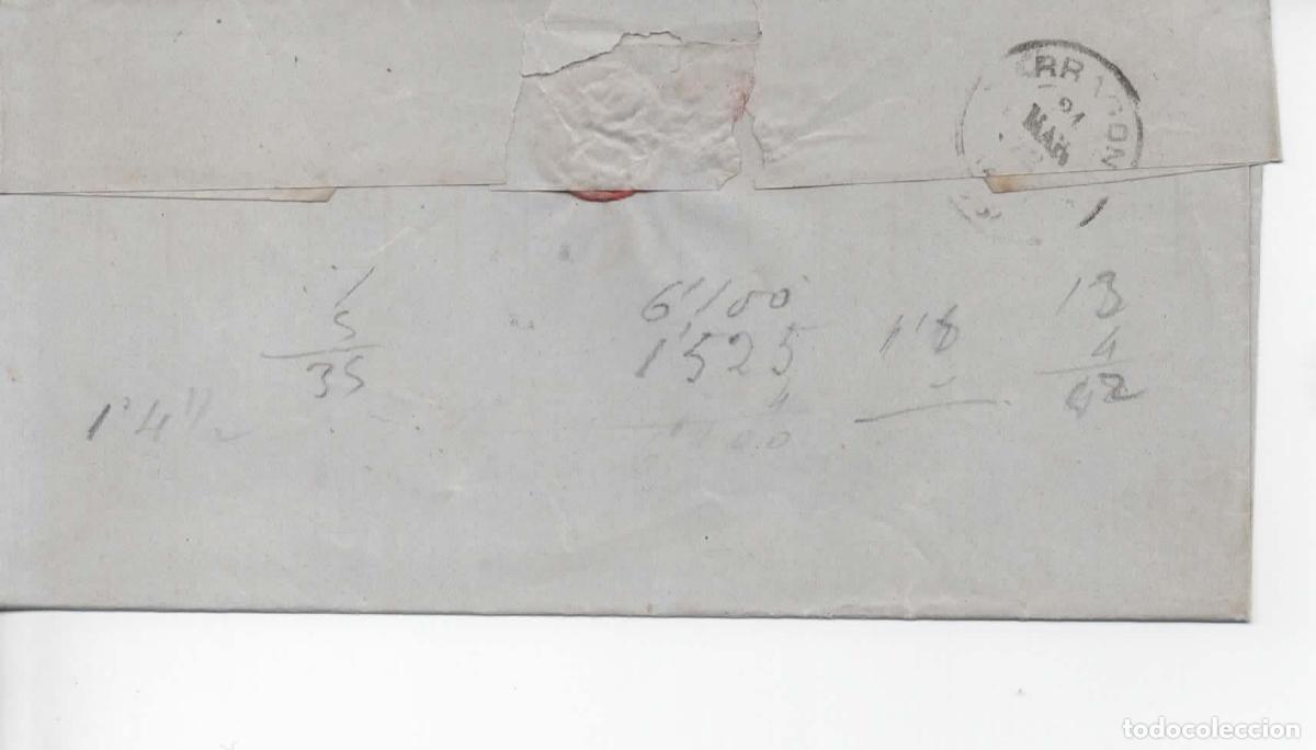 Sellos: ENVUELTA 1872 TARRAGONA - Foto 2