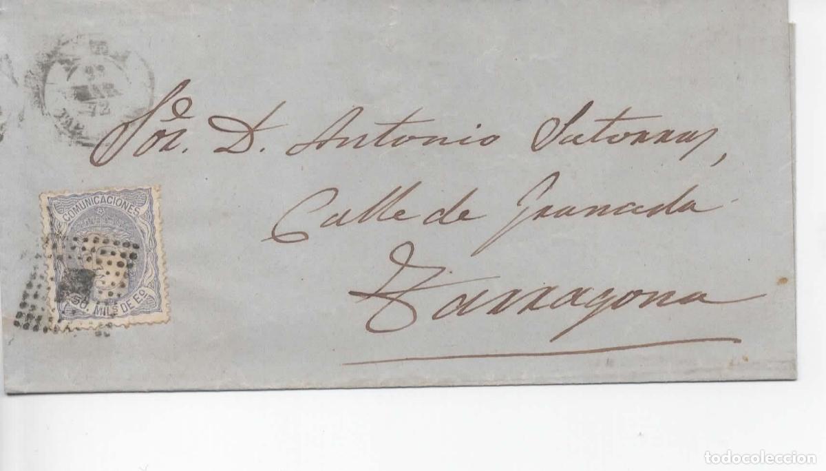 Sellos: ENVUELTA 1872 TARRAGONA - Foto 1